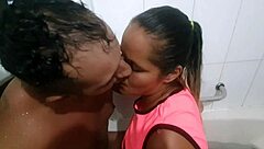 i watch my wife paty bumbum get massaged and fucked by big cock