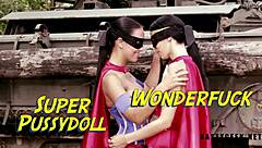 super pussydoll fucks with strapon sexy wonderfuck woman