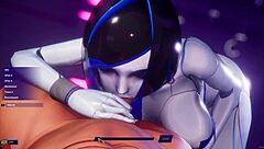 Subverse Hentai Demi面对怪物鸡巴动作