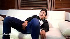 Horny naked Mexican submissive gets fucked in the ass!