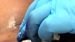 passionate tattoo session turns hardcore lesbian