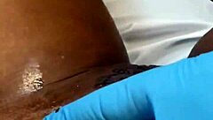 passionate tattoo session turns hardcore lesbian