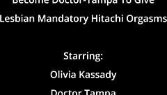 Become Doctor-Tampa Gives Lesbian Olivia Kassady Mandatory Hitachi Magic Wand Orgasms During Conversion Therapy!