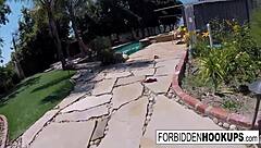 Delivery driver hooks up with his step sister