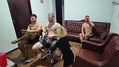 Video Game Night Turns Into Wild Bareback Group Sex