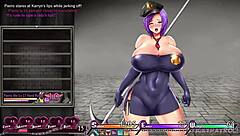 Karryn's Prison! Big Booty White Girl Gets Pussy FUCKED by Inmates in Hentai Game - Part 1