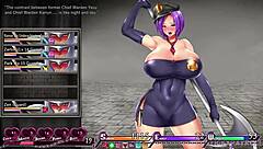 Karryn's Prison! Big Booty White Girl Gets Pussy FUCKED by Inmates in Hentai Game - Part 1