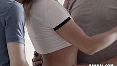 Cherry Kiss feels flexible in threesome