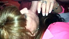 Cock crazed crossdresser worships huge dick