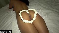 Amateur Couple's Intense Fucking With Latina's Tight Pussy And Monster Cock