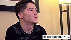 Hot babes engage in intense forbidden sex with cumshots