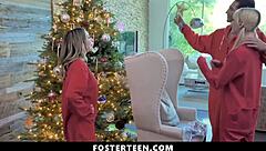 Foster teen 18+ celebrating her first christmas with her new family - fosterteen 18+