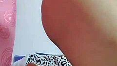 Petite Latina Shows Off Natural Tits