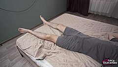 My friend and I give a boy a double blowjob in this homemade scene