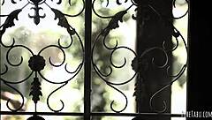 Watch these shaved stepdaughters in a wild threesome scene