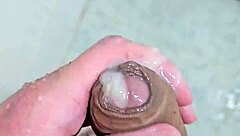 Exotic Young USA Guy Cums Hard in Homemade Shower