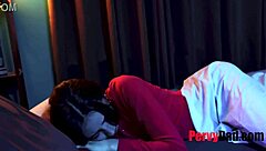 hey, sneaky teen sucking cock and fingering pussy in the family room