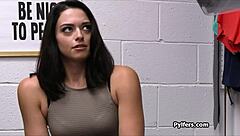 i saw that fat dick deepthroat the teen thief's pretty face in office