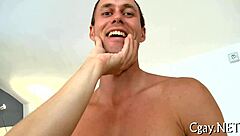 Is this homosexual kiss turning into more passionate action?