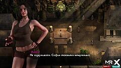 in treasure of nadia, emily's naked profile is revealed in episode 65.