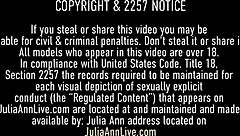 busty milf julia ann finger fucks in wet lingerie bathroom scene