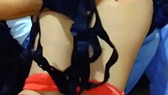 Innocent mexican student punished by depraved neighbor to orgasm