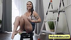 Thalia Rhea Enjoys Trash Talk with Charles Dera