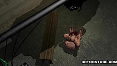 i watch blindfolded 3d redhead toon get licked and fucked hard