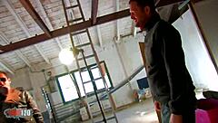 Ginger Hell Enjoys Crazy Threesome With Ian Scott And Leo Galvez