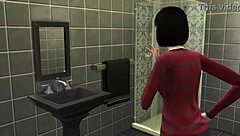 japanese stepmom catches stepson masturbating then they interact in hentai