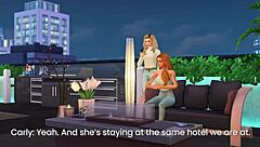 Triple g-spot stimulation in 3d hentai 3some with clothes ripped