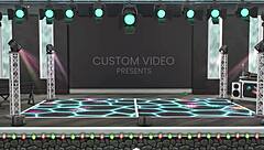 Triple g-spot stimulation in 3d hentai 3some with clothes ripped