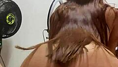 Young Girl Rides and Gets Fucked Doggy Style Outdoors