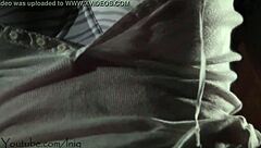 European Babe Rips Clothes In Striptease Performance