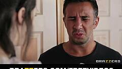 Horny French Maid With Natural Tits Has Multiple Orgasms!