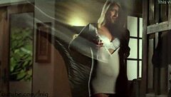 European Babe Rips Clothes In Striptease Performance