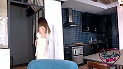 kitana, that sexy russian babe with big tits, is getting her ass fucked in lingerie!