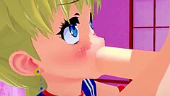Horny Student Sailor Moon Passionately Sucks Dick L 3D Sfm Hentai Uncensored