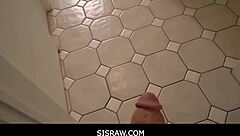 Sisraw - Izzys Stepbro Tags Her By Slipping His Cock Inside Her Cunt