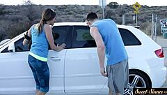 Classy milf fucked and jizzed on belly!