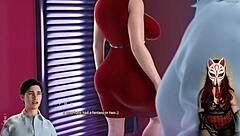 Gamer Girl's See-Through Bra in Apocalust 9 Porn Game