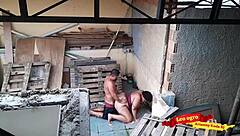 Fucking Sister-In-Law On Terrace Outdoors