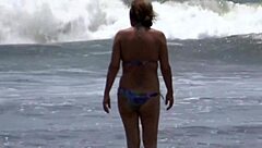Wife Cuckolds Me on Beach with Boss Handjobs
