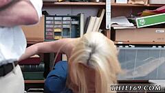 i saw blonde teen in white socks attempting theft