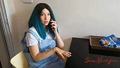 Step sister proves she can make me cum in two minutes