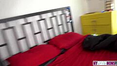 Jamie Michelle Engages in Hardcore Doggystyle, Blowjob, Riding, and Cumshot with Stepson