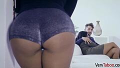 snatching my stepsister's bf for a 3some blowjob 😏 young group fun.