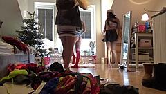 No panties teen dancing at party voyeur.