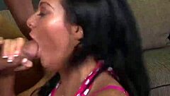 cock loving brunette sandra romain licks and deepthroats