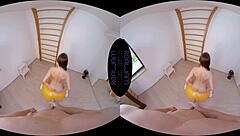 Katy Rose Gets Golden Shower in Acrobatic Gymnast POV